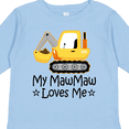 thumbnail image 4 of Inktastic My Mawmaw Loves Me Grandson Truck Boys Long Sleeve Toddler T-Shirt, 4 of 5
