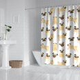 thumbnail image 2 of Cute Cartoon Pug Shower Curtain 72"x84" ,Bathroom Decorative Shower Curtains Set with 12 Hooks,Modern Waterproof Washable Shower Curtain, 2 of 6