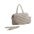 thumbnail image 3 of Bolsa de tenis para mujer con compartimento para zapatos y bolsillo impermeable, ligera, impermeable, para llevarla durante noche o el fin de marrón, 3 of 8