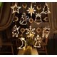 thumbnail image 2 of Luz LED navideña de copos de nieve, lámpara colgante de Papá Noel con ventosa, adornos para ventana, decoración para el hogar, Navidad, decoración de Año Nuevo 2024, 2 of 4