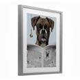 thumbnail image 3 of Stupell Industries Boxer News Bathroom Humor Gray Framed Print Under Glass design by Jesse Keith, 21 x 17, 3 of 10