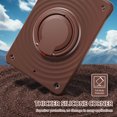 thumbnail image 6 of ELEHOLD Case for iPad 9th/8th/7th Generation, Portable Hybrid Shockproof iPad Case with Pencil Holder & Hanging Ring Handle Rotatable Kickstand,Chocolate, 6 of 10