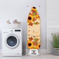 thumbnail image 4 of HELLHERO Sunflower Musical Note Iron Board Cover Iron Pad Board Cover Elastic Edge Protective Cover 15 x 54 inch Removable Cover High Temperature Lightweight, 4 of 6