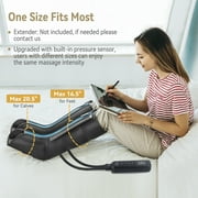 FIT KING Leg Compression Boots Massager with Heat, FITKING Massager for Foot and Calf Recovery , Upgraded Leg Massager for Blood Circulation FSA/HSA Eligible