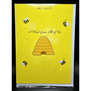 Get Well From All Of Us Greeting Card w/Envelope