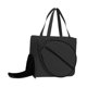 thumbnail image 2 of Bolsa de tenis, bolso de mano profesional para fitness, grande, con cremallera y funda para raqueta. Negro, 2 of 9