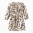thumbnail image 4 of Gibobby Boys Girls Kids Soft Flannel Bathrobe,Thickened Warm Hooded Sleep Robe with Waist Tie,Plush Cozy Loungewear for Fall Winter for 2T 3T 4T 5T 6T 7T Toddler Pajamas,WH2,Size 6-7T, 4 of 4
