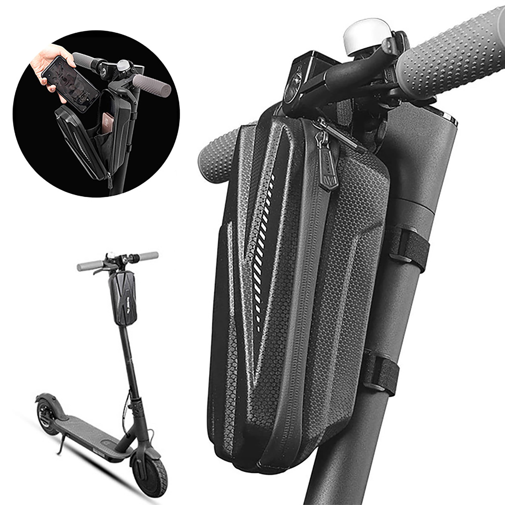 Details about   Electric Bicycle Trapezoid Battery Storage Bag Waterproof Bag Hanging Pack Black