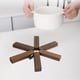 thumbnail image 3 of Manteles individuales de madera con almohadillas creativas resistentes al calor para mesas. B, 3 of 9