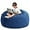 Blue (Removable Cover), variant on YANG2 3.5 Foot Bean Bag Chair for Adults and Teens, Ideal Comfy Beanbag for Living Room, Bedroom, Dorm, Soft Velvet Washable Cover, Dark Grey