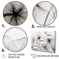 thumbnail image 3 of Designart "Speedy Morning Glory In Black And White" Morning Glory Floater Framed Wall Art Prints, 3 of 5