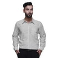thumbnail image 1 of BESTMAN Long Sleeve Formal Shirt For Men Printed Button Down Cotton Men Shirts, 1 of 5