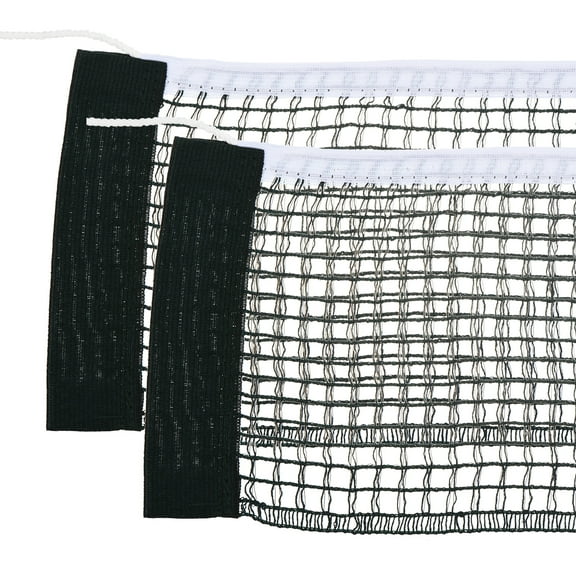 Uxcell Table Tennis Net Replacement Ping Pong Net String Tension Equipment Accessories Polyester Cotton, Green 2 Pack