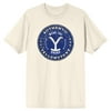 Yellowstone Wear the Brand Logo Men's Natural Ground T-shirt-Small