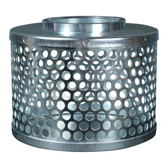 Round Hole Suction Strainers Plated Steel 1.5"