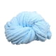 thumbnail image 1 of Hilo de chenilla grueso, hilo jumbo de felpa, calibre 7, fibras acrílicas lavables, hilo voluminoso Azul claro, 1 of 9