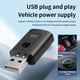 thumbnail image 2 of Adaptador USB Bluetooth 5.3 Receptor de Audio Inalámbrico Transmisor Bluetooth con Micrófono Llamada Manos para Coche con Radio FM, 2 of 5