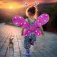 thumbnail image 4 of Txlixc Juego de rol de cuento de hadas de 4 piezas para niñas, falda brillante + alas de mariposa de cuento de hadas LED + horquilla + palo de mariposa Txlixc  moda, 4 of 9