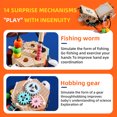 thumbnail image 5 of Busy Cube for Kids Sensory Busy Board Travel Toy for Toddlers 1 2 3 Years Old Educational Learning Toys Montessori Toys for Babies 18-24 Month, 5 of 11
