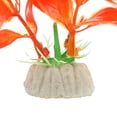 thumbnail image 5 of Unique Bargains 1 Pcs Aquarium Plant Decorations Artificial Aquatic Plant Orange, 5 of 7