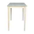 thumbnail image 3 of International Concepts Unfinished 42" Solid Dining Table with Shaker Legs, 3 of 10