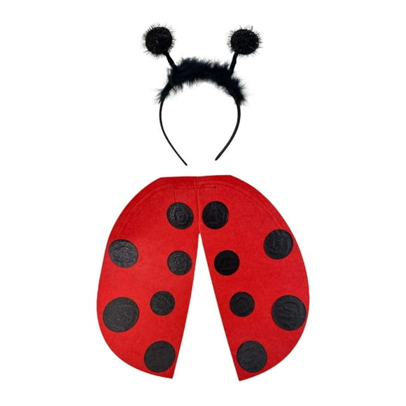 Runquan Cosplay Wing Creative Cosplay Ladybug Wing for Role Playing Christmas Party