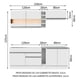 thumbnail image 3 of Cocina Integral Completa Modular Madesa Parma 220cm BB 01, 3 of 10