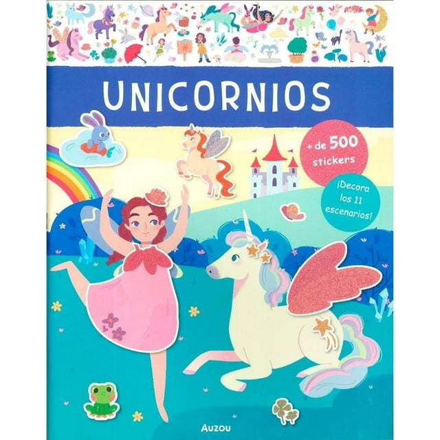 Libro de Stickers Unicornios Vr Editoras Angie Alape Perez