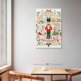 thumbnail image 2 of Elephant Stock Nutcracker Christmas Wall Art - Vertical Multi Panel Canvas - Living Room Wall Decor - Holiday Multi Panel - Beige And Green Decor By Vesna Skornsek - 36" x 57", 2 of 8