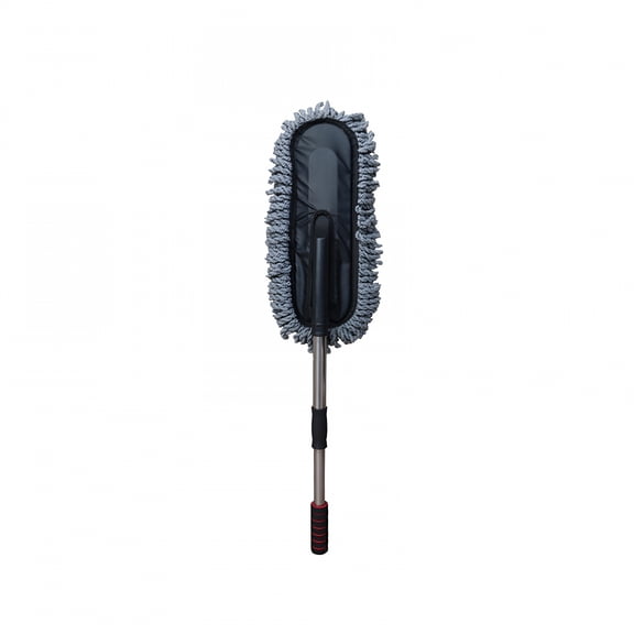 LAMIRO Microfiber Car Duster,Microfiber Car Duster Exterior Scratch Free,Washable Car Brush Duster Extendable Interior,Car Brush with Extension Pole Cleaner,Dust Cleaning Tool Dashboard Detailing