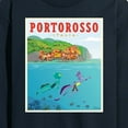 thumbnail image 3 of Luca - Portorosso Italy Postcard - Men's Long Sleeve T-Shirt, 3 of 5