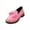 Pink, variant on Women's Bowknot Retro Thick-Soled Loafers Chunky Sole Non-Slip Slip-On Shoes for Business Daily Wear