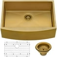 thumbnail image 6 of Ruvati 30-inch Apron-Front Farmhouse Kitchen Sink Single Bowl, 6 of 9