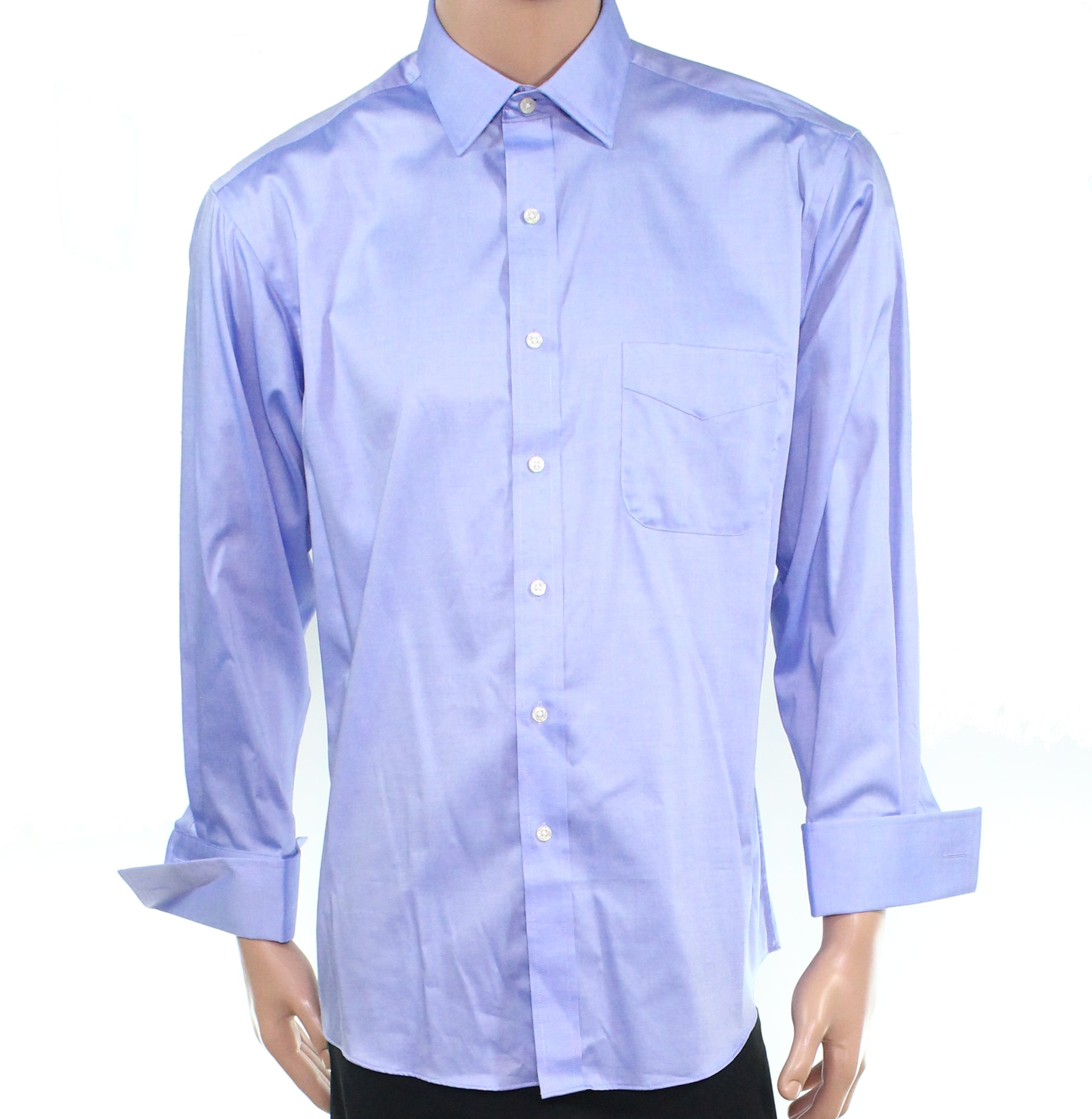 Club Room Apparel Men's Dress Shirts Regular Fit Performance 16 1/2