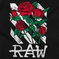 thumbnail image 2 of Cool Urban Streetwear Raw Roses Unisex Plus Fleece Graphic Hoodie Brisco Brands 3X, 2 of 6