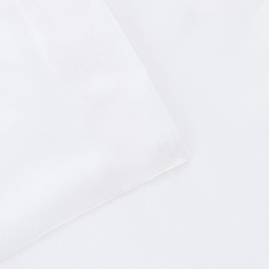 Unique Bargains 2 Pieces 100% Silk Fabric Pillowcase White Standard Size