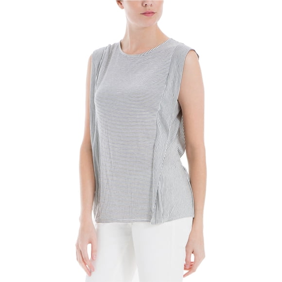 Max Studio London - Blusa de punto para mujer, color negro, pequeña