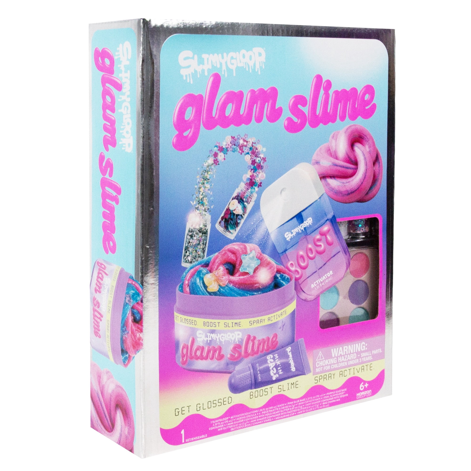 SLIMYGLOOP Glam Slime Kit with Beauty Accessories