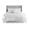 thumbnail image 2 of GDF Studio 7-Piece Tufted Comforter Set, Elegant Bedding with Decorative Pillows, King Size, White, 2 of 9