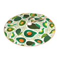 thumbnail image 2 of Kll Green Avocado Christmas Tree Skirt ,Party Decorations Farmhouse For Christmas Decorations Holiday Party, 2 of 8
