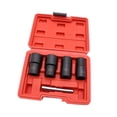 thumbnail image 4 of Juego de 5 piezas de tuercas giratorias con barra de perforación central, accionamiento cuadrado de 1/2 pulgadas con caja de almacenamiento, herramienta de extracción de tuercas de, 4 of 8