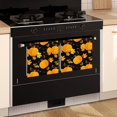 thumbnail image 2 of Autumn Harvest Kitchen Towels Set of 2 - Cozy Maple & Pumpkin Print, Absorbent Cotton Tea Towels, 2 of 3