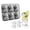 Grey, variant on Animal Monkey Ice Cube Tray, Silicone Ice Cube Mold - 6-Cavity Non-Stick Easy Release Monkey Mould for Beverage Kitchen Fridge,Reusable Animal Dessert Mold