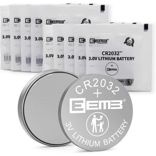 2025 Latest Model 10PACK CR2032 Battery 3V Lithium Button Coin Cell Batteries