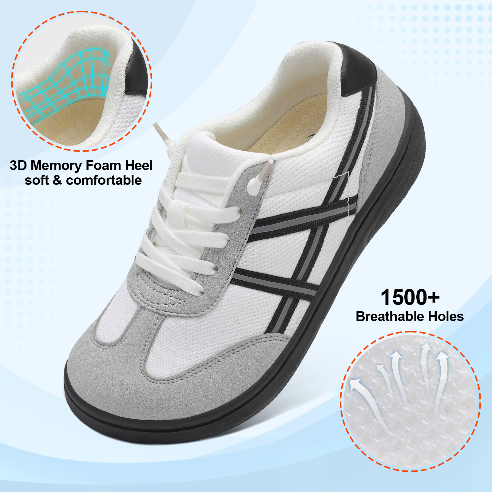 Barerun Women's Wide Toe Box Slip-On Walking Shoes photo 6