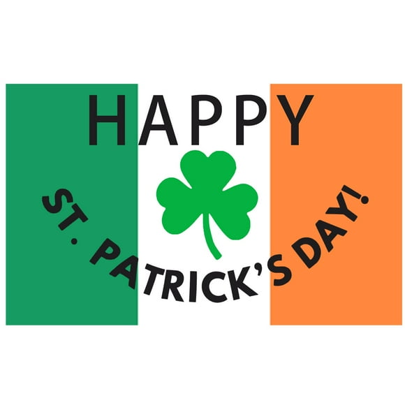 Binwennn Texas Flag with Pole for Fabric Flag Banner Irish Traditional St. Patrick's Day Party Decorative Flags Home Flags Polyester Material Multiple Sizes Available For Your Festival