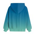 thumbnail image 5 of Wonitaaizi Cute Tie Dye Graphic Hoodies for Teen Girls Gradient Clothes for Girls (9-10 Years,Blue), 5 of 6