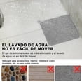 thumbnail image 4 of 4 Piezas Tapón de Silicona para Desagüe de Suelo, Tapa Coladera Cuadrada, Alfombrilla Antiolor, Tapón de Desague de Ducha, Cubierta Desodorizante de Alcantarillado, Tapones de Drenaje (Gris), 4 of 4