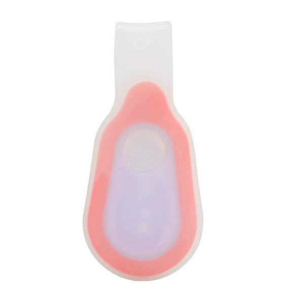 Silicone Gel Night Cycling Running Backpack Safety Warning LED Flash Light Lamp(orange)