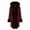 Wine, variant on Babysbule Winter Coats for Women Women Autunm And Winter Solid Jacket Long Sleeve Outwear Zipper Cardigan With Detachable Wool Collar Hooded Keep Warm Coat Tops Tops